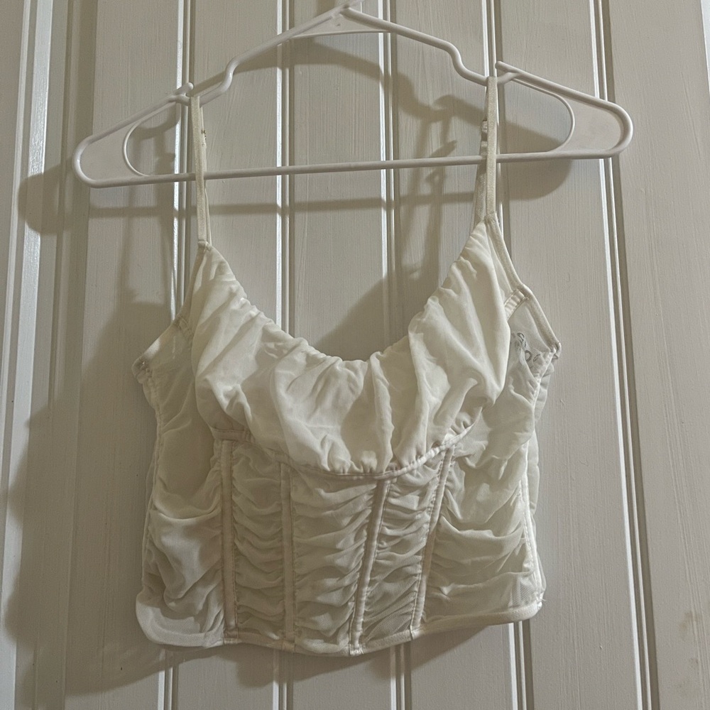 Womens corset mesh top